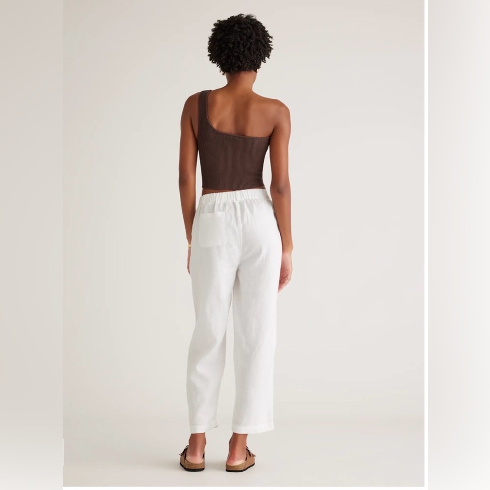 Quince NEW 100% European Linen Pants | women’s small - Picture 2 of 6